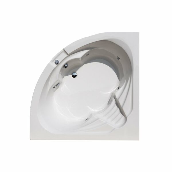 Sanotechnik Eck Whirlpool Weiß 150x150 cm