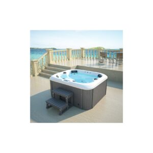 Home Deluxe Sea Star Outdoor Whirlpool inkl. Treppe und Thermoabdeckung