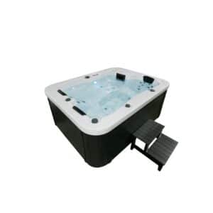 HOME DELUXE Outdoor Whirlpool WHITE MARBLE PURE