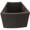 Canadian Spa Pflanzenkorb Braun für runde Whirlpools 45 cm x 57 cm x 52 cm