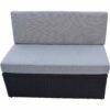 Canadian Spa Sitzbank mit Kissen Braun für Whirlpools 80 cm x 104 cm x 52 cm