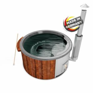 Holzklusiv Hot Tub Saphir 180 Thermoholz Basic Wanne Anthrazit