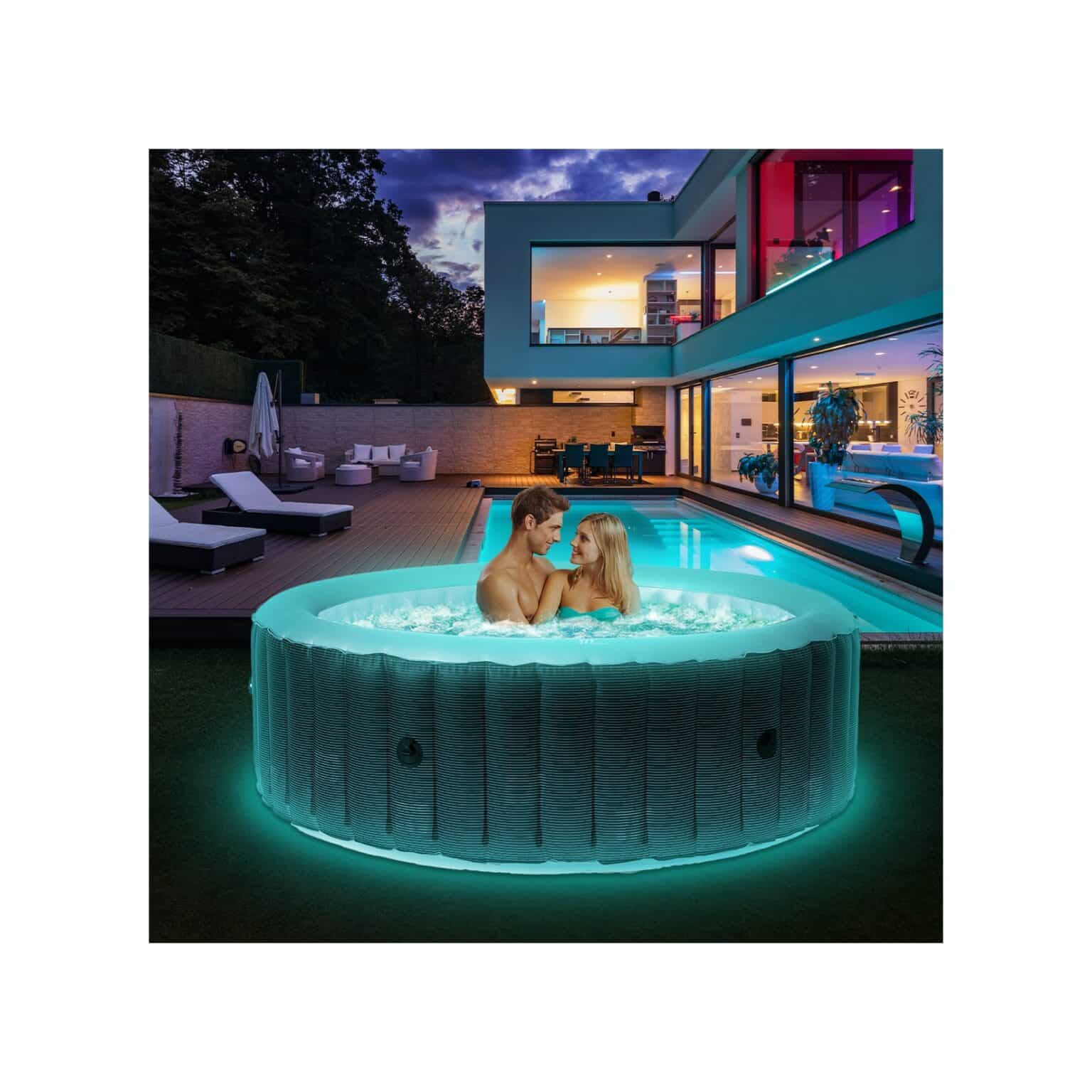 Miweba MSpa Whirlpool Comfort Starry CST061, Whirlpool aufblasbar mit